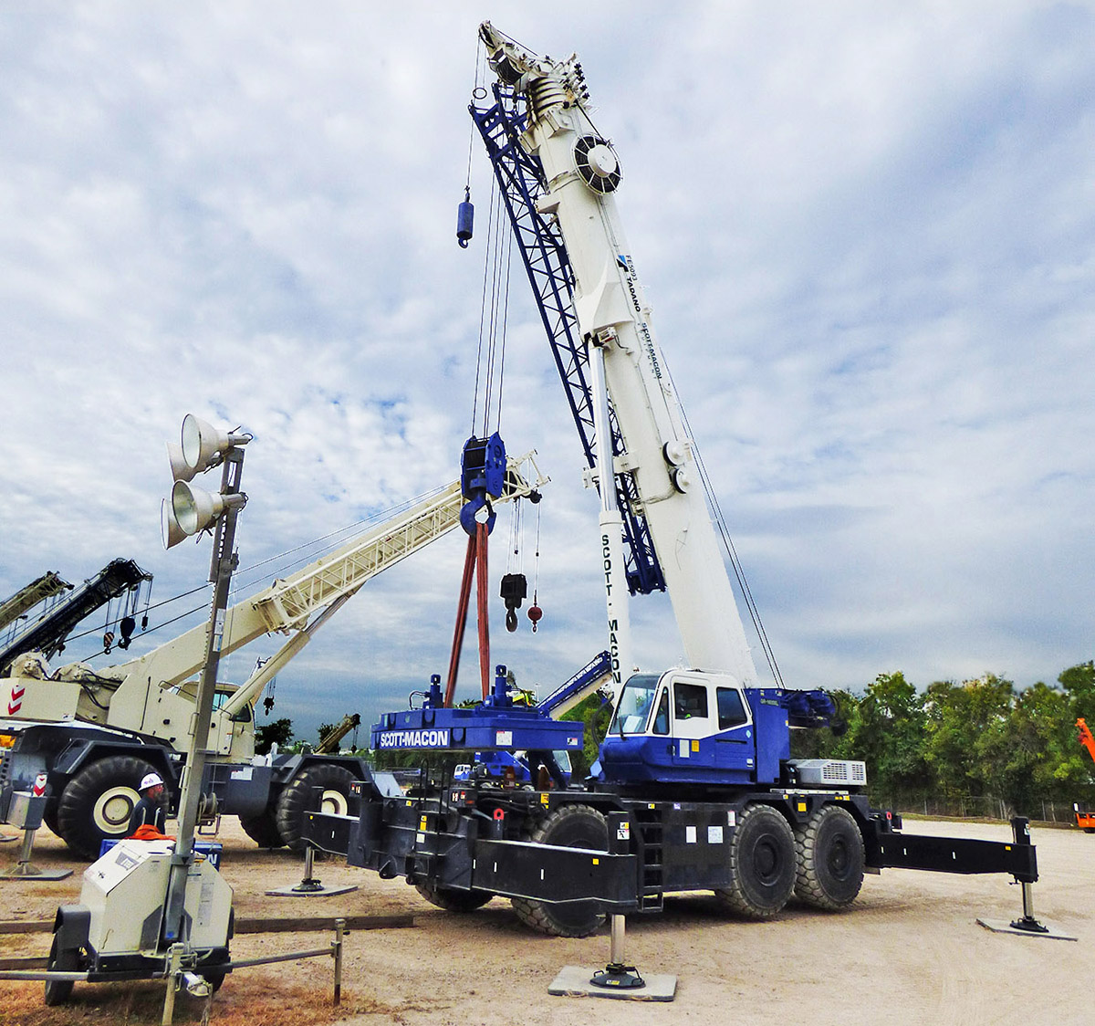 Working safely around cranes is important at the job site.